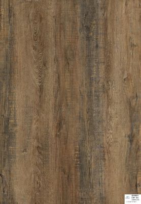 Superficie di legno del grano del vinile di stabilità della pavimentazione di pietra idrorepellente della plancia